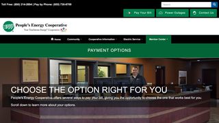 
                            7. Payment Options | People's Energy Cooperative - Cooperative Energy Portal Page