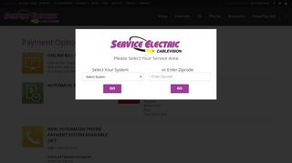 
                            8. Payment Options - Service Electric Cablevision - Service Electric Bill Pay Portal
