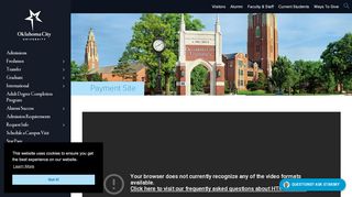 
                            8. Payment Site - Oklahoma City University - Oklahoma City University Portal