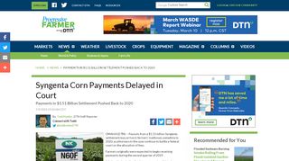 
                            5. Payments in $1.51 Billion Settlement Pushed Back to 2020 - Syngenta Lawsuit Sign Up