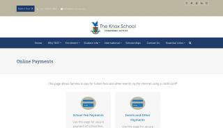 
                            5. Payments | The Knox School - Knox Parent Portal