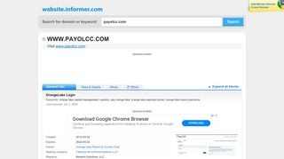 
payolcc.com at WI. OrangeLake Login - Website Informer
