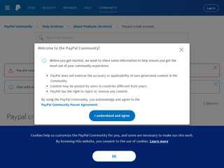 Paypal credit account - PayPal Community