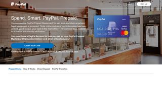 PayPal Prepaid Mastercard  PayPal Prepaid