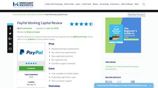 
                            5. PayPal Working Capital Review 2020 | Business Loan Reviews - Paypal Working Capital Loan Portal