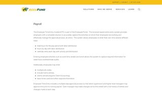 
                            8. Payroll - AccuFund - Accufund Employee Portal Portal