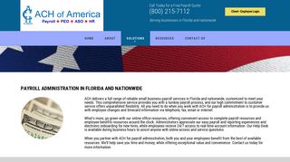 
                            8. Payroll Administration - ACH of America - Americas Best Ultipro Login