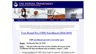 
                            7. Payroll Home - Broward Schools - Broward County Employee Portal
