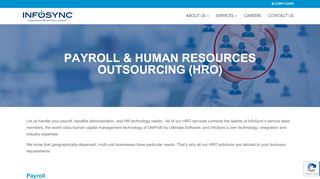 Payroll & Human Resources Outsourcing (HRO) - InfoSync ...