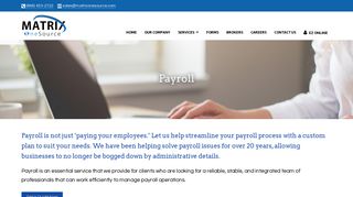 
                            2. Payroll | MatrixOneSource - Matrix One Source Employee Login