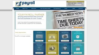 
                            1. Payroll on the Web: Payroll Tax Services, Human Resources ... - Payroll On The Web Portal
