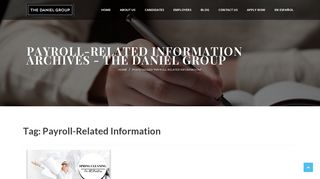 
                            6. Payroll-Related Information Archives - The Daniel Group - Daniel Pay Portal