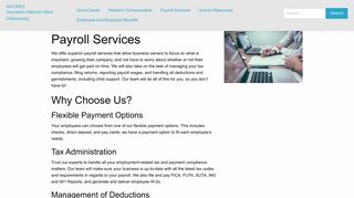 
                            2. Payroll Services - INVO PEO - Invo Peo Employee Portal