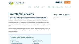 
                            1. Payrolling Services - TERRA Staffing Group - Terra Staffing Portal