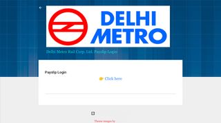 
                            3. Payslip Login - Delhi Metro Rail :: Payslip Login :: DMRC - Dmrc Payslip Login