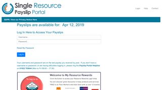 
Payslip Portal - MyResource  
