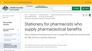 
                            6. PBS and RPBS stationery - Stationery for pharmacists who supply ... - Pbs Portal
