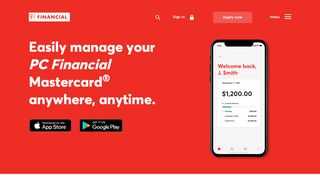 
                            1. PC Financial app - Download the app | PC Financial - Pc Mastercard Portal Screen