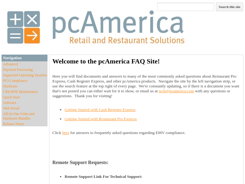 
                            1. pcAmerica Support Center