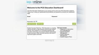 
                            1. PCG Education Dashboard - Dashboard Iep Online Net Portal