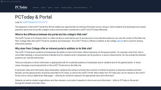 PCToday & Portal – PCToday - Pct Plato Portal