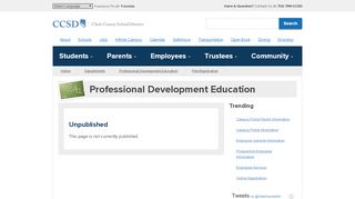 
                            5. PDE Registration | Professional Development Education | CCSD - Pathlore Ccsd Net Portal