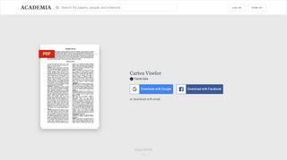 
                            8. (PDF) Cartea Viselor | Yanta Iulia - Academia.edu - Caine In Vis Portal