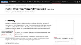 
                            10. Pearl River Community College in Poplarville, MS | US News ... - Prcc Student Portal