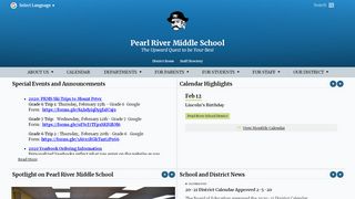
                            2. Pearl River Middle School: Home Page - Pearl River Parent Portal