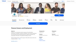 
                            8. Pearson Careers and Employment | Indeed.com - Pearson Jobs Portal