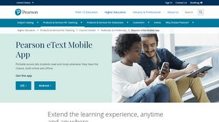 
                            5. Pearson eText Mobile App - Pearson Etext 2.0 Portal