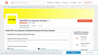 
                            8. Peek PRO Tour Operator Software Reviews 2020: Details ... - Peek Pro Portal
