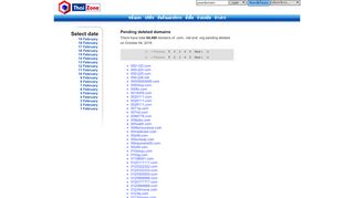
                            5. Pending deleted domain - October 04, 2018 - ThaiZone - Achieveyodream Portal