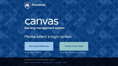 
                            7. Penn State Canvas Login - Pennsylvania State University