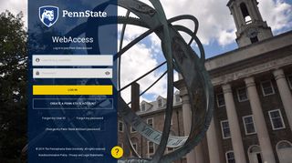 
Penn State WebAccess Secure Login
