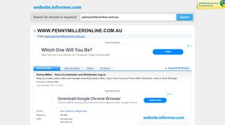 
                            3. pennymilleronline.com.au at WI. Penny Miller – Area Co ... - Penny Miller Distributor Portal