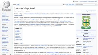 
                            3. Penrhos College, Perth - Wikipedia - Penrhos College Portal