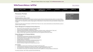 
                            6. Pension Portal - Willis Towers Watson - Rbs Group Pension Fund Login