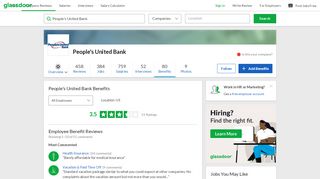 
                            5. People's United Bank Employee Benefits and Perks | Glassdoor - People's United Bank Employee Portal