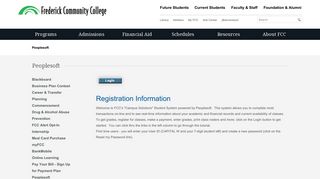 
                            9. Peoplesoft - Frederick Community College - Uct Peoplesoft Student Portal
