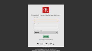 
PeopleSoft Human Capital Management
