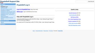 
PeopleSoft Log in - PeopleSoft Support Site - Google Sites

