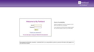 
                            2. PeopleSoft - Oracle PeopleSoft Sign-in - Parkland Citi Web Portal