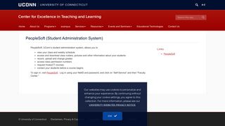 
                            6. PeopleSoft (Student Administration System) | Center for ... - Student Uconn Portal