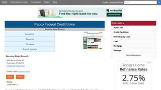 
                            6. Pepco Federal Credit Union - Washington, DC at 3400 ... - Pepco Federal Credit Union Portal