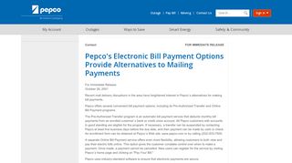 
                            7. Pepco's Electronic Bill Payment Options Provide Alternatives ... - Pepco Bill Pay Portal