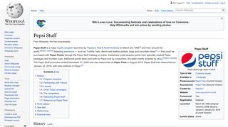 
Pepsi Stuff - Wikipedia  
