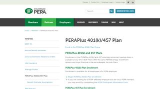 
PERAPlus 401(k)/457 Plan - Colorado PERA  
