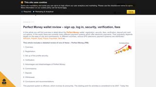 
                            6. Perfect Money wallet review – sign up, log in, security ... - Www Perfectmoney Com Portal