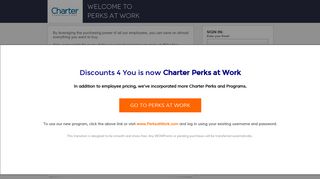 
                            3. Perks at Work - Charter Employee Discount Portal